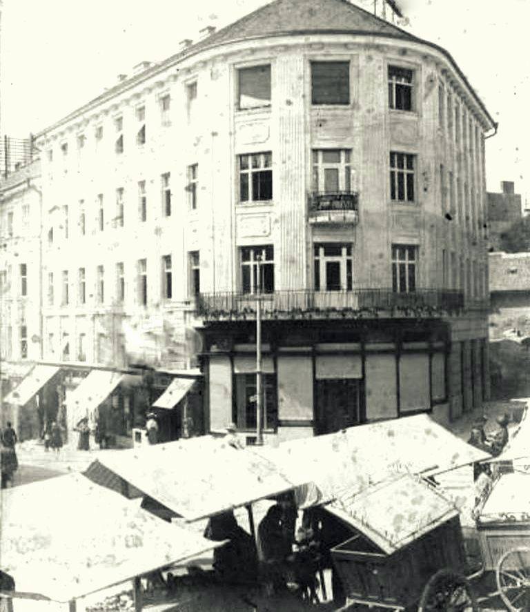 Bakačeva ulica - Pod zidom 1913. godine